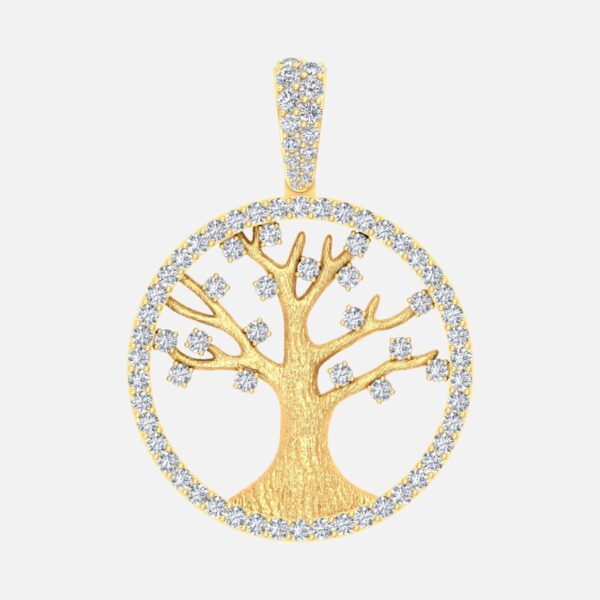 Tree of Life Diamond Pendant